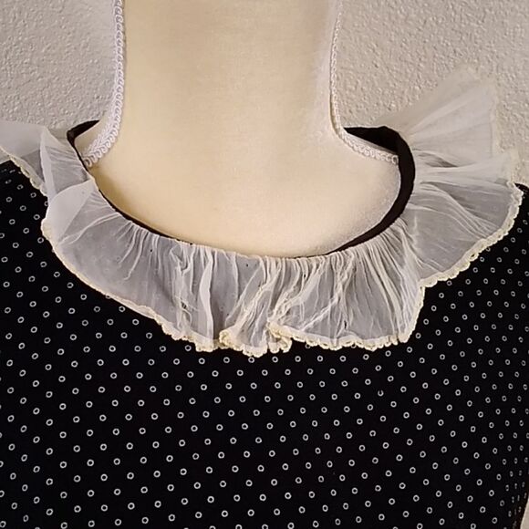 Definitely Jr's VTG Polka Women Dress Size SM - Picture 4 of 11